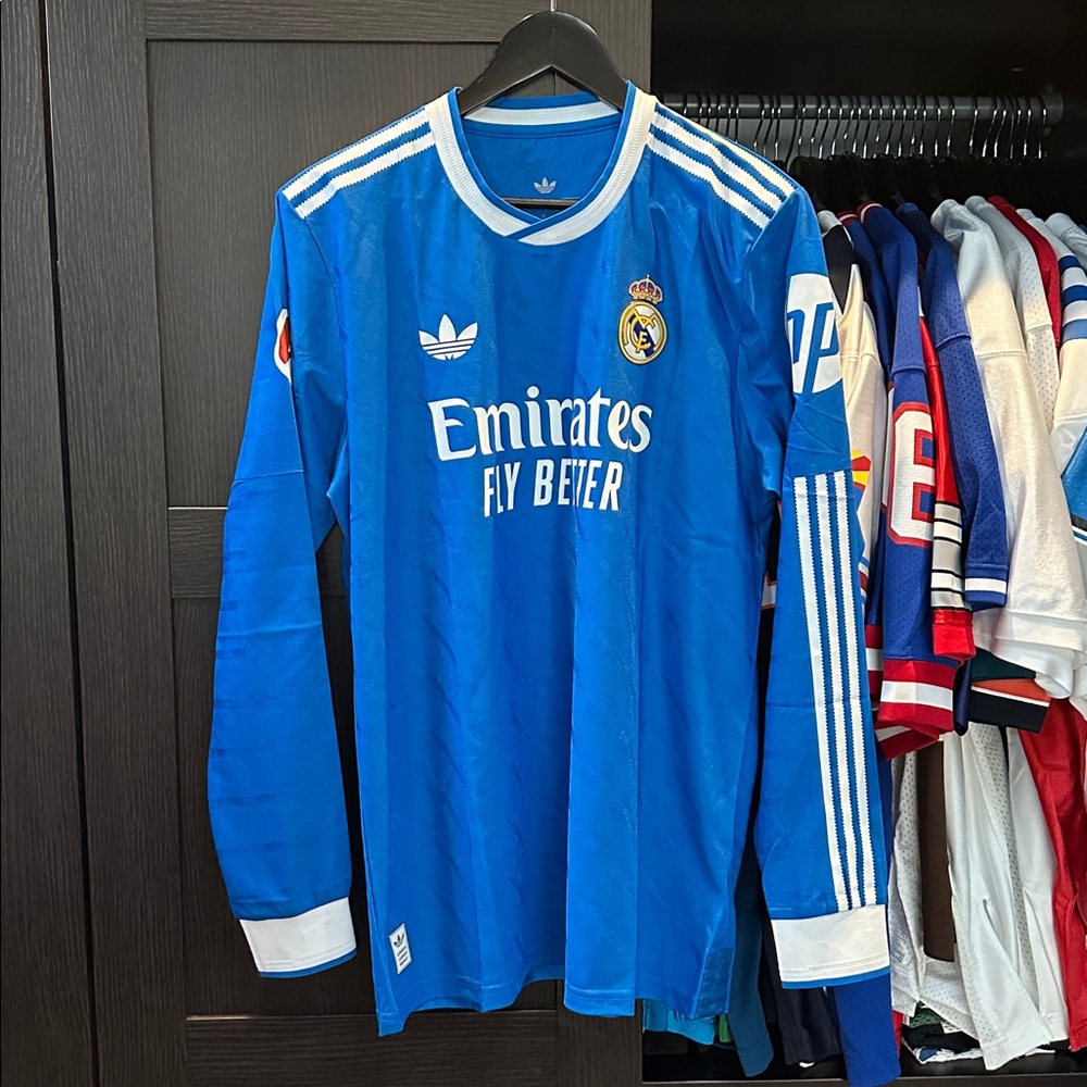 Vinicius Junior Real Madrid adidas 2025/26 Third Authentic Long Sleeve Jersey